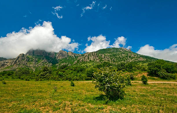 ghost valley stock photo