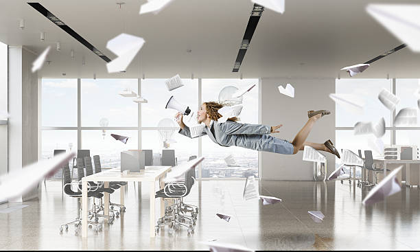 istock When tired of monotonous work . Mixed media 547421310