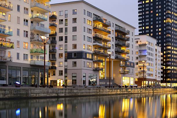 istock Modern apartment buildings 547422198