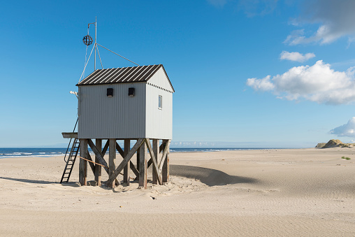 Cabaña de playa en los Países Bajos. photo