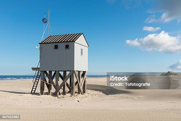 Beach Hut In The Netherlands Stock Photo - Download Image Now - Terschelling, Beach, Netherlands