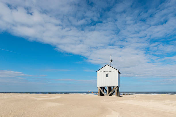 istock Beach hut in the Netherlands. 547423136