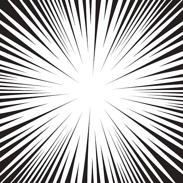 супер скорость встречного комического фона линии. - vanishing point diminishing perspective sunbeam abstract stock illustrations