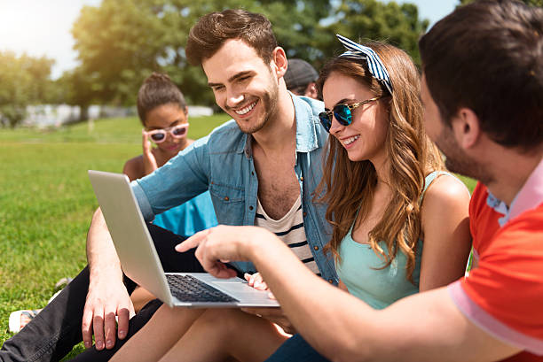istock Modern youth relaxing outdoors 547425396