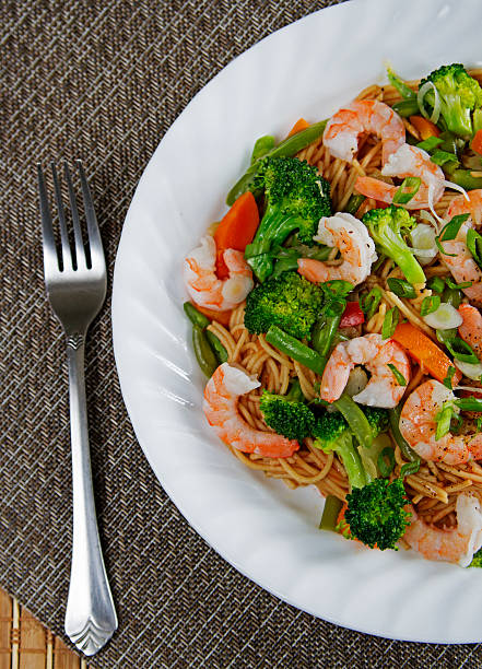 istock Delicious Shrimps Salad 547427970