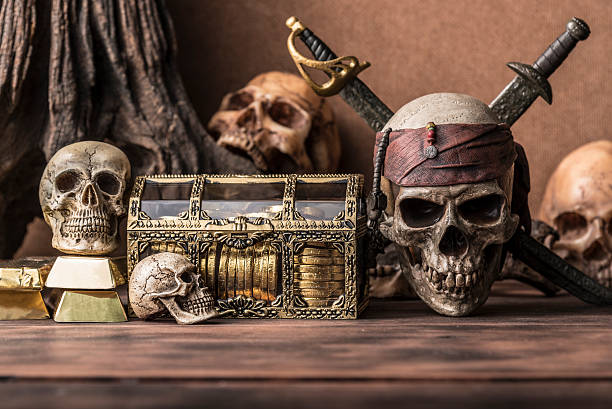 istock pirate skull concept still life style 547434148