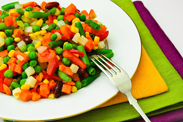 istock Mexican Mix of Vegetables. Tomatoes, Beans, Celery Root, Green B 547436958