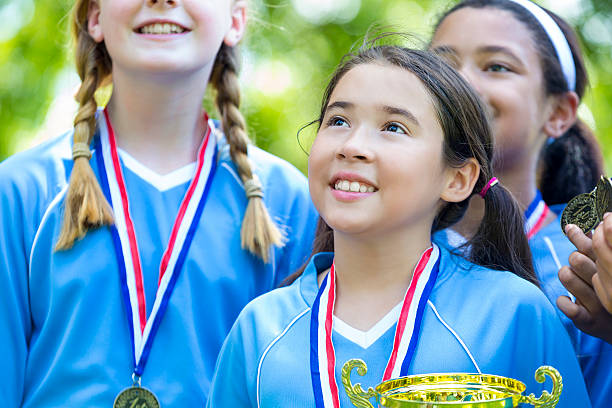 istock Soccer champions at awards ceremony 547438008