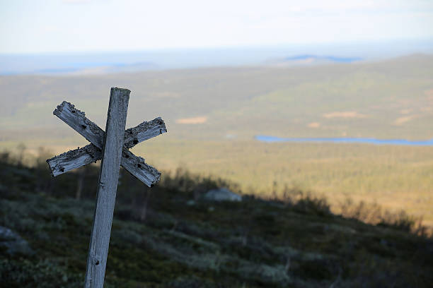 istock Trail marking at the mountain Ansaett in Sweden 547439322