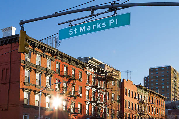 istock St. Marks Street Sign in NYC 547439654