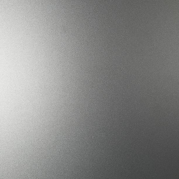 istock Silver metallic paint on steel 547440190
