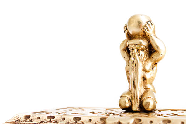 istock Paperweight with ornaments made from brass 547441912