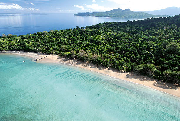 N'Gouja Beach, Mayotte N'Gouja Beach, in the south of the island of Mayotte (Hotel Le Jardin Maoré) french overseas territory photos stock pictures, royalty-free photos & images