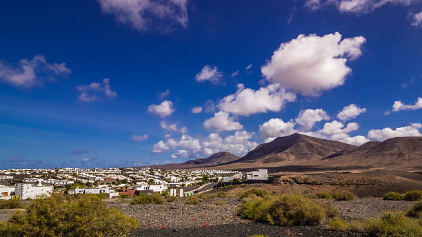 istock Pico de Redondo volcano and Playa Blanca 547445170