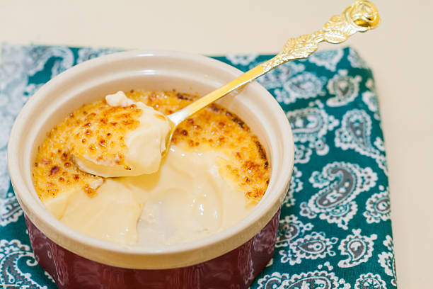 istock French creme brulee dessert bake gas burner 547451270