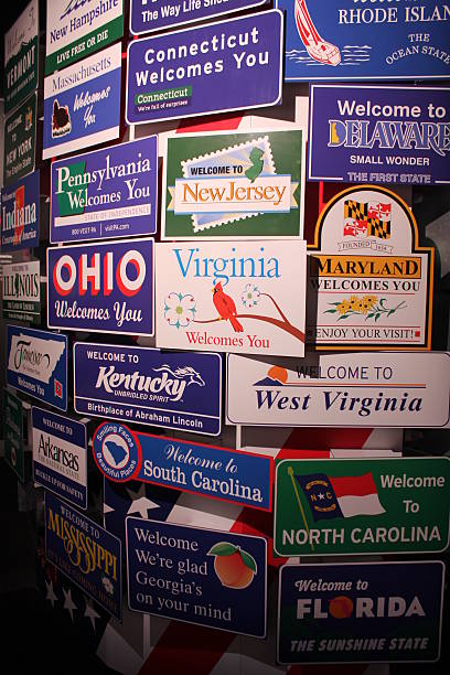 istock Plaques of American states 547493810
