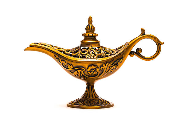 Lamp of Aladdin stock photo