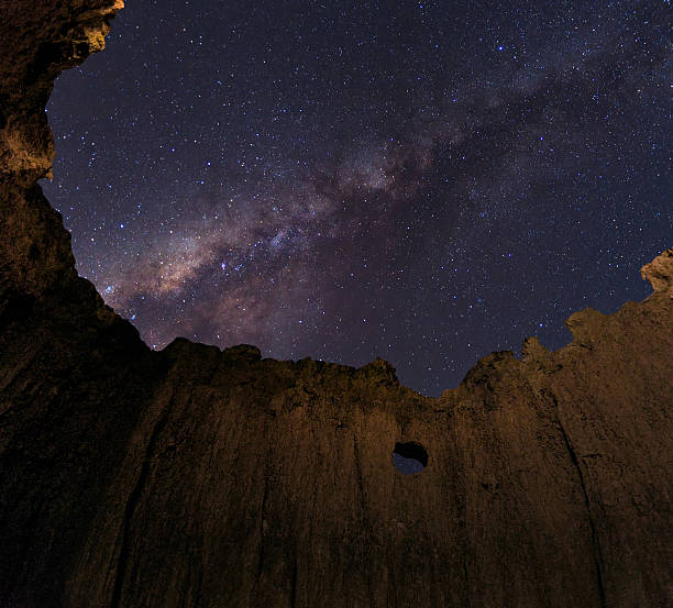 istock Milky way over the canyon 547495282