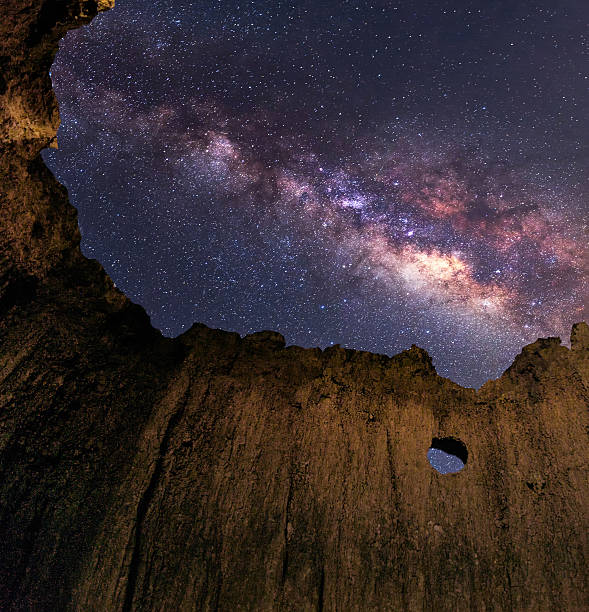 istock Milky way over the canyon 547495360