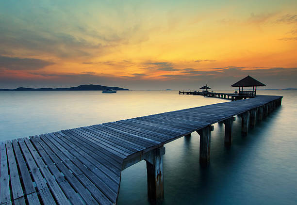 istock The long wooden bridge 547495650