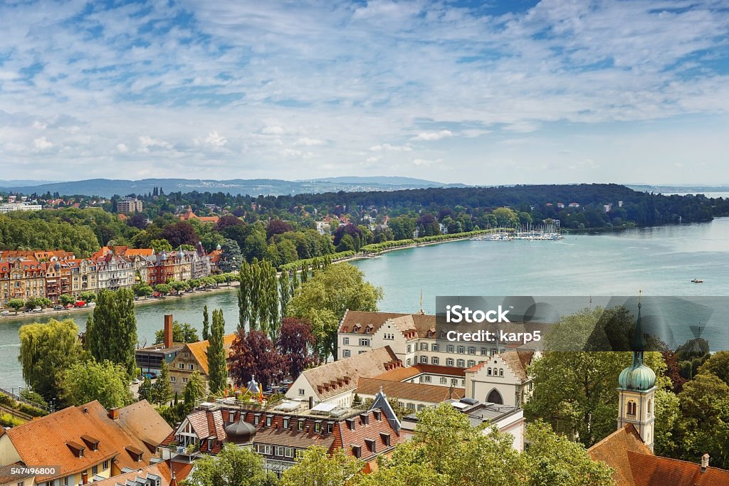 Blick auf den Bodensee von Münster in Konsnanz Stadt. - Lizenzfrei Konstanz Stock-Foto