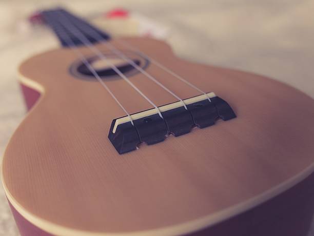 istock Selective focus shots of a ukulele 547497822