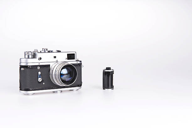 istock Vintage Camera with 35mm. film... 547500314