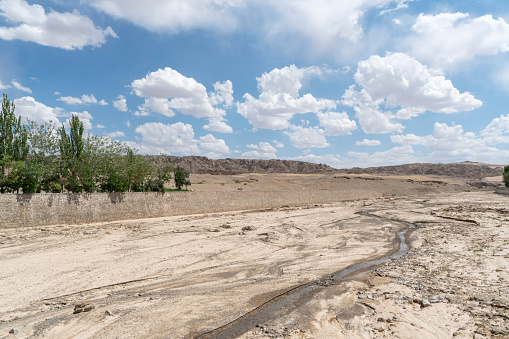 dry riverbed