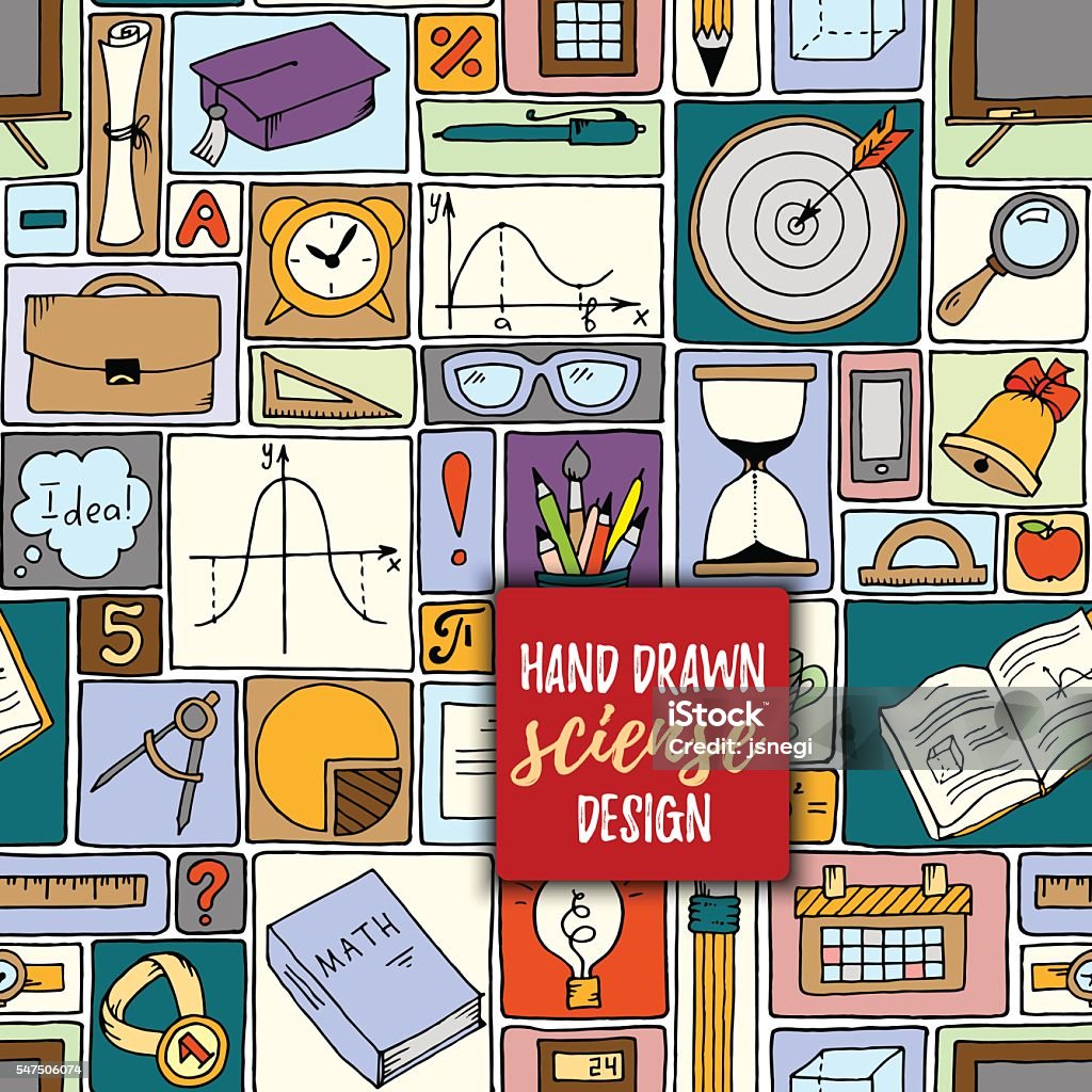 Math Backdrop Education Background Design Science Colorful Vector ...
