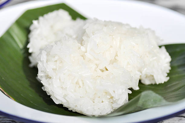 istock Sticky rice or Thai sticky rice 547507836