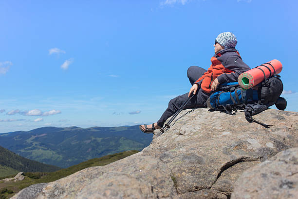 istock Hiking in the mountains in the summer . 547507852