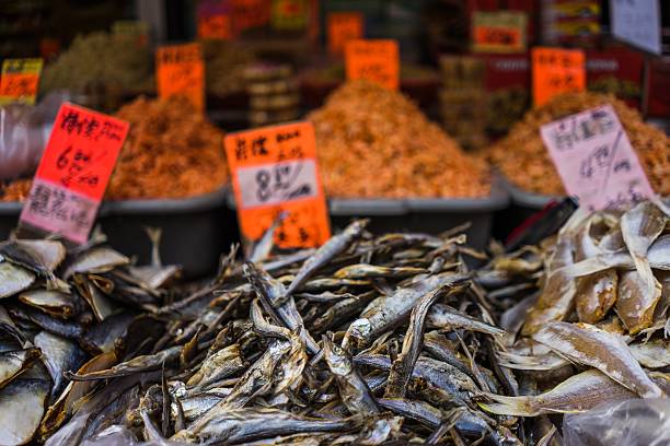 istock Dried fish on a market in Chinatown 547509190
