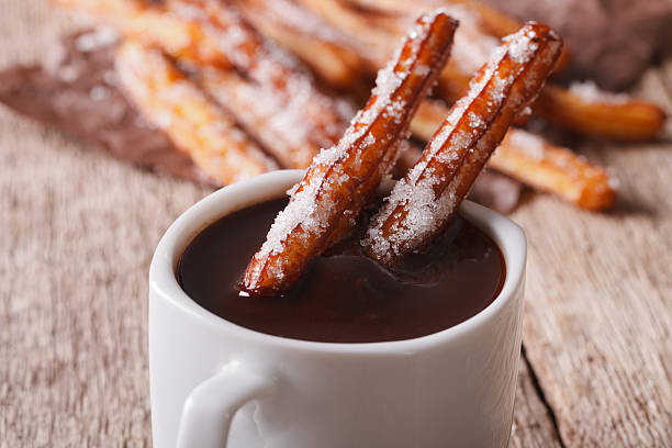 istock cookies churros and hot chocolate close-up. horizontal 547511600