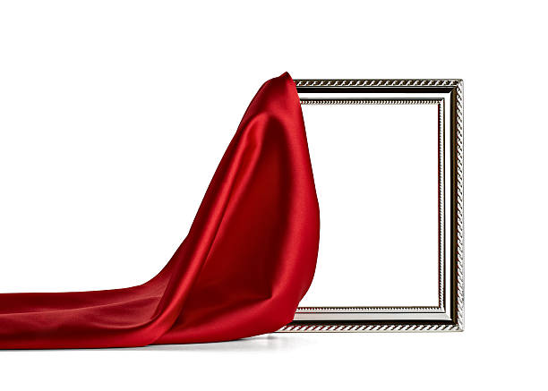 istock wooden frame and silk cover 547512074