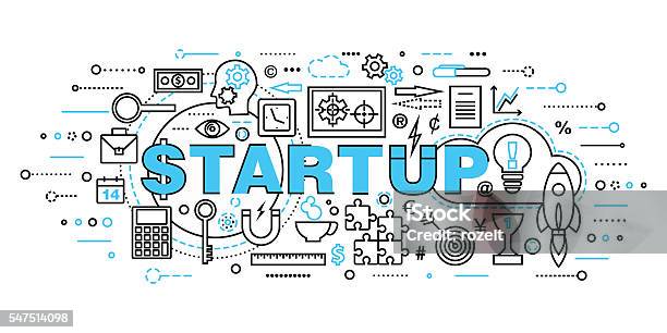 Concepts Of Startup Project Business Strategy And Innovation Development Stock Illustration - Download Image Now