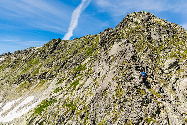 istock Hiker on the ridge in the Tatra Mountains. 547515866