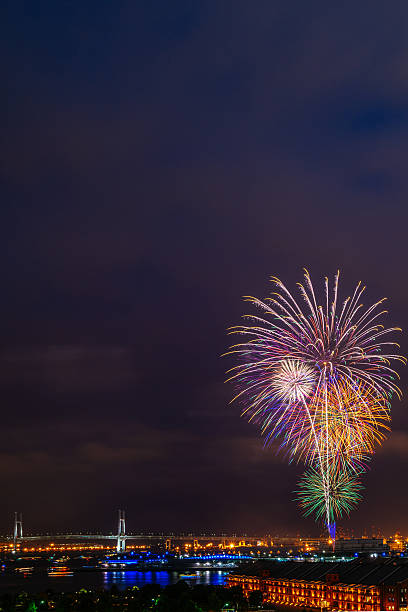 istock Fireworks at Yokohama, Japan 547516040