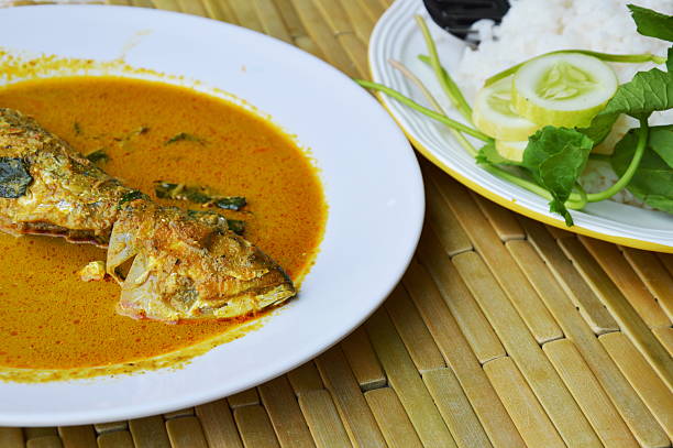 istock mackerel in red curry eat couple with rice and vegetable 547517154