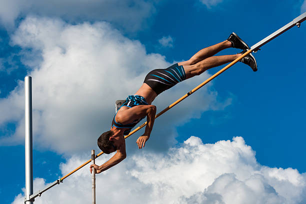 istock Side View of Succsesfull jump 547517722