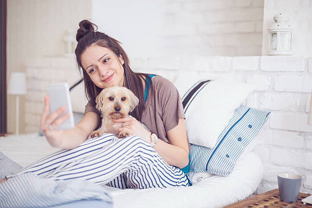 istock Pretty woman at home 547518564