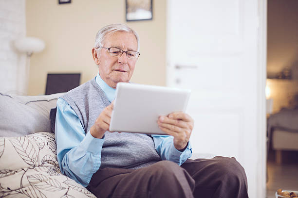 istock Senior man at home 547519234