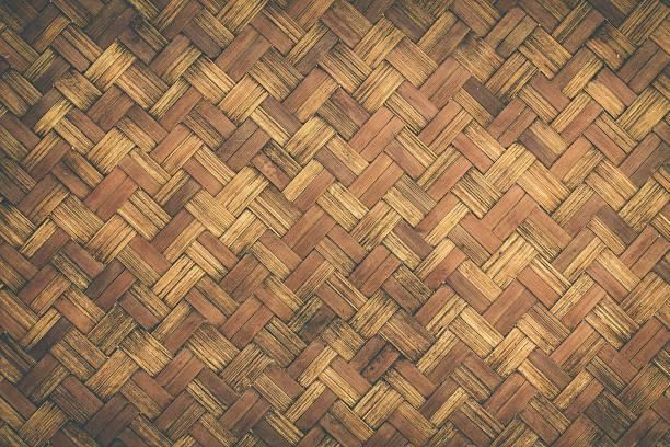 straw background, basket weave texture. straw background, basket weave texture. thatched roof stock pictures, royalty-free photos & images