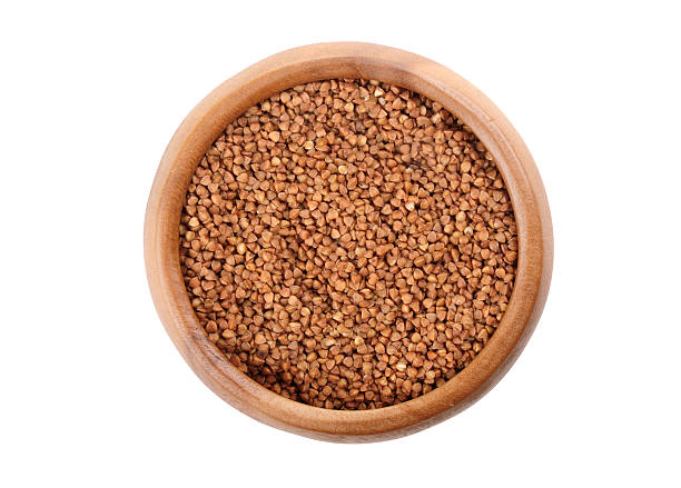 istock Buckwheat in a wooden bowl. 547521676