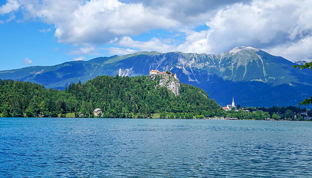 istock Bled lake in Slovenia, view at famous castle 547521988