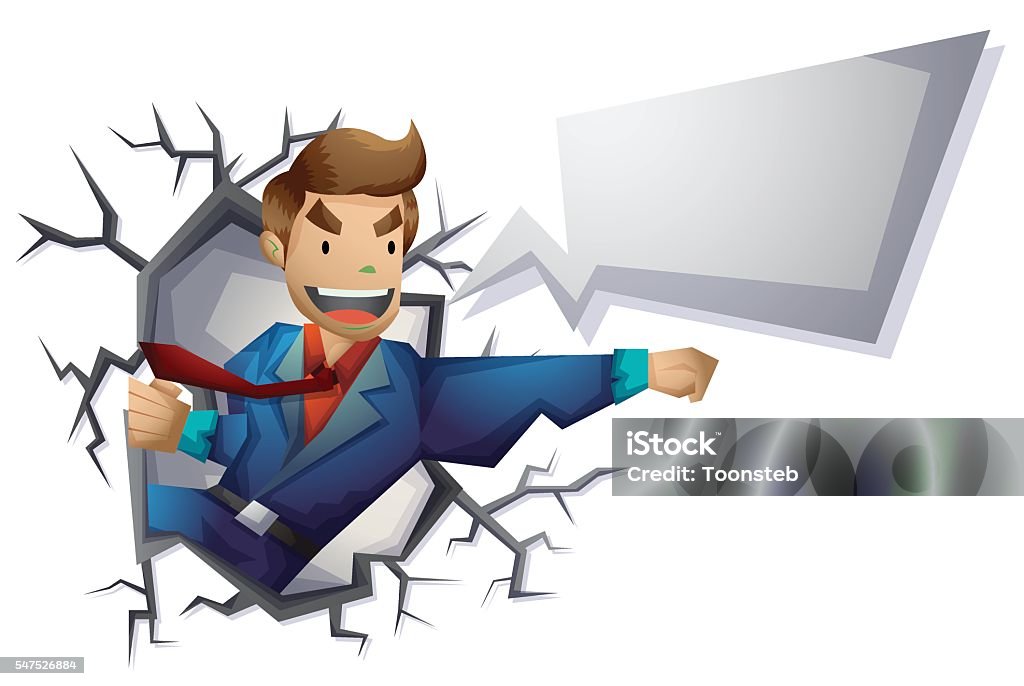 comic businessman with separated layers comic businessman with separated layers for game and animation, game design asset Cheerful stock vector