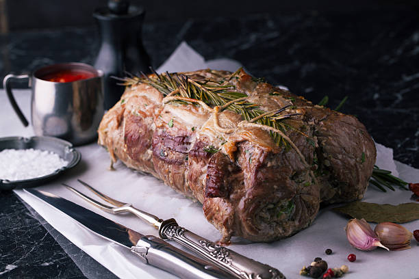 istock Beef roulade with smoked bacon and rosemary 547527514