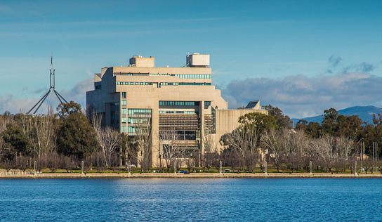Australia High Court on the shore of Lake Burley Griffin in Canberra