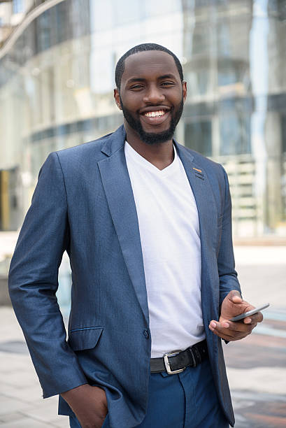 istock Joyful African man is satisfied with his job 547534796