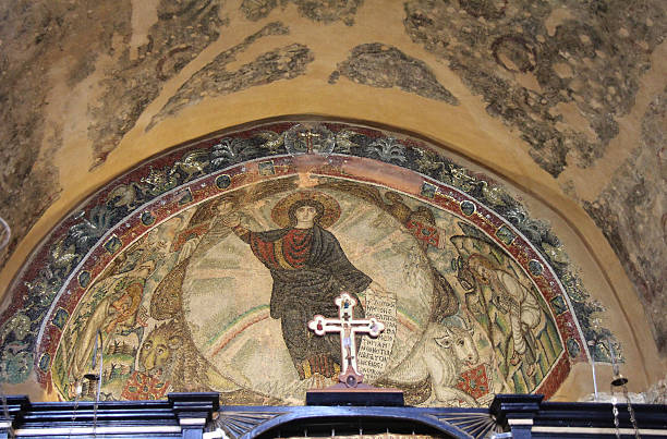istock Mosaic in the Hosio David Church 547535612