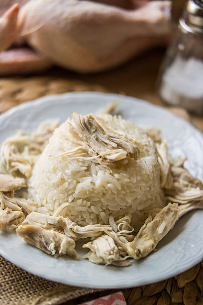 istock Traditional Turkish chicken on a rice (tavuklu pilav). 547538860